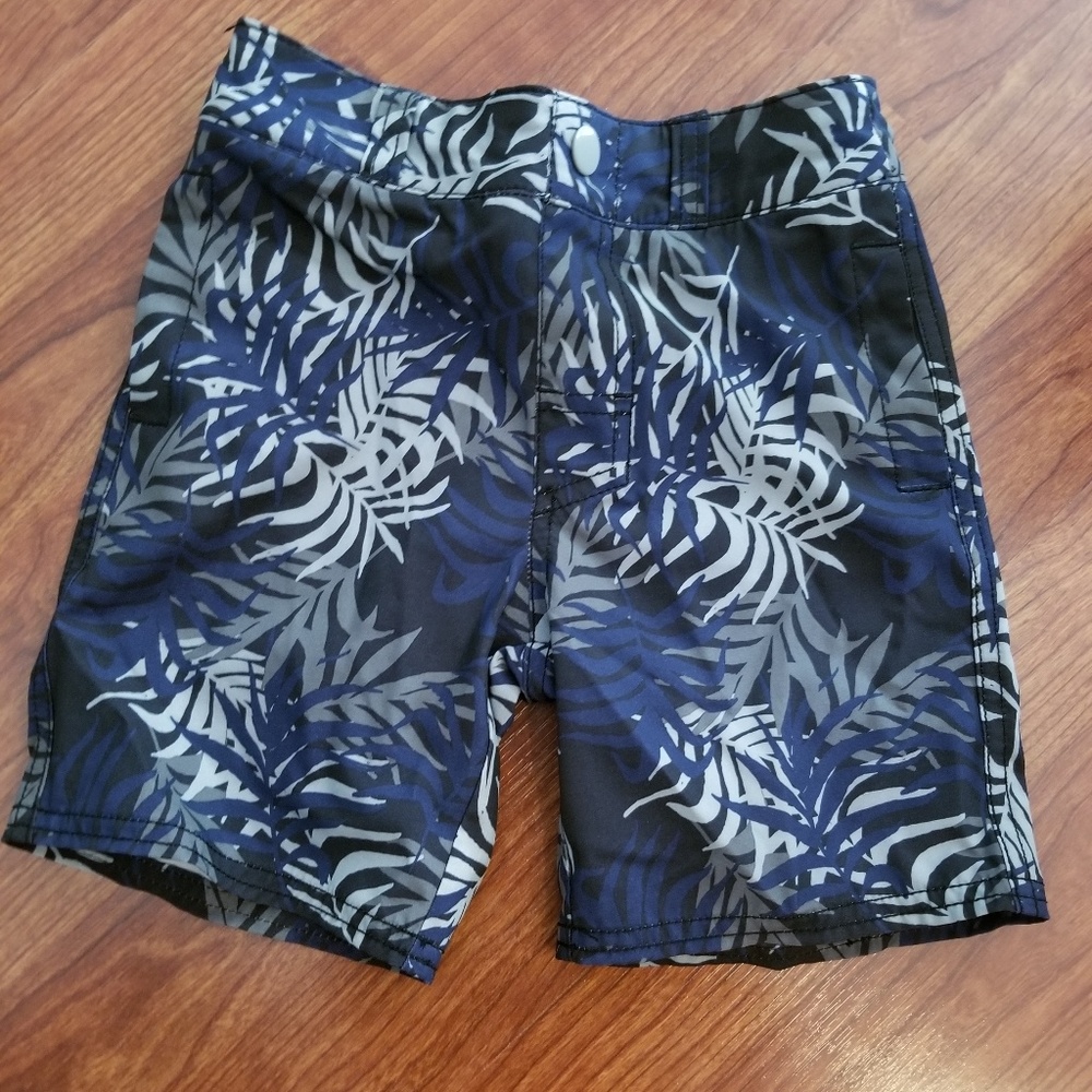 Boys Blue Palm bathsuit size 4